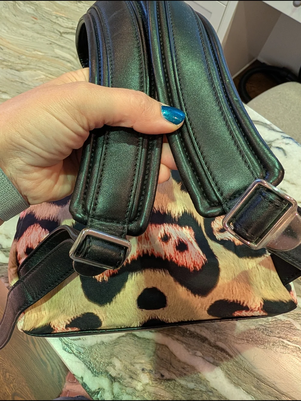 Givenchy Pandora Leopard Print Backpack Resort 2016